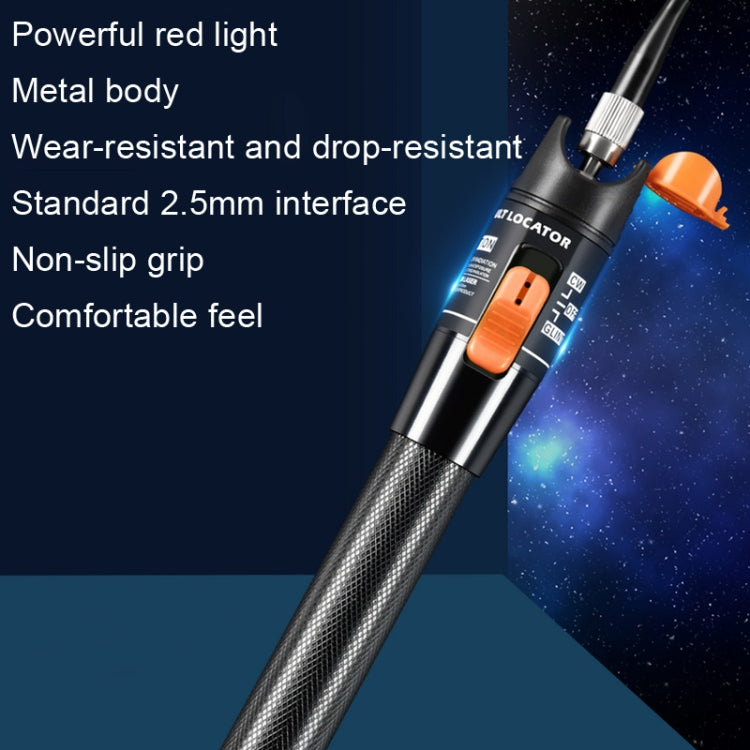 ปากกาทดสอบแสงไฟเบอร์ออปติกแสงสีแดง แหล่งกำเนิดแสงไฟเบอร์ออปติก 5MW, 10MW, 20MW, 30MW, 50MW