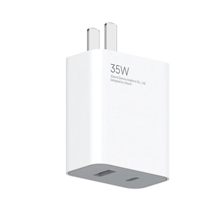 Xiaomi แท้ 35W USB-C+USB-A ชาร์จเร็วแบบพกพา พอร์ตคู่ (1C+1A), ปลั๊ก US, 35W