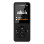 เครื่องเล่นเพลง MP3/MP4 บลูทูธสำหรับนักเรียน พร้อมฟังก์ชันอ่านหนังสืออิเล็กทรอนิกส์, ไม่มีการ์ดความจำ, พร้อมการ์ดความจำ 8GB, 16GB, 32GB, 64GB