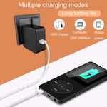 เครื่องเล่นเพลง MP3/MP4 บลูทูธสำหรับนักเรียน พร้อมฟังก์ชันอ่านหนังสืออิเล็กทรอนิกส์, ไม่มีการ์ดความจำ, พร้อมการ์ดความจำ 8GB, 16GB, 32GB, 64GB