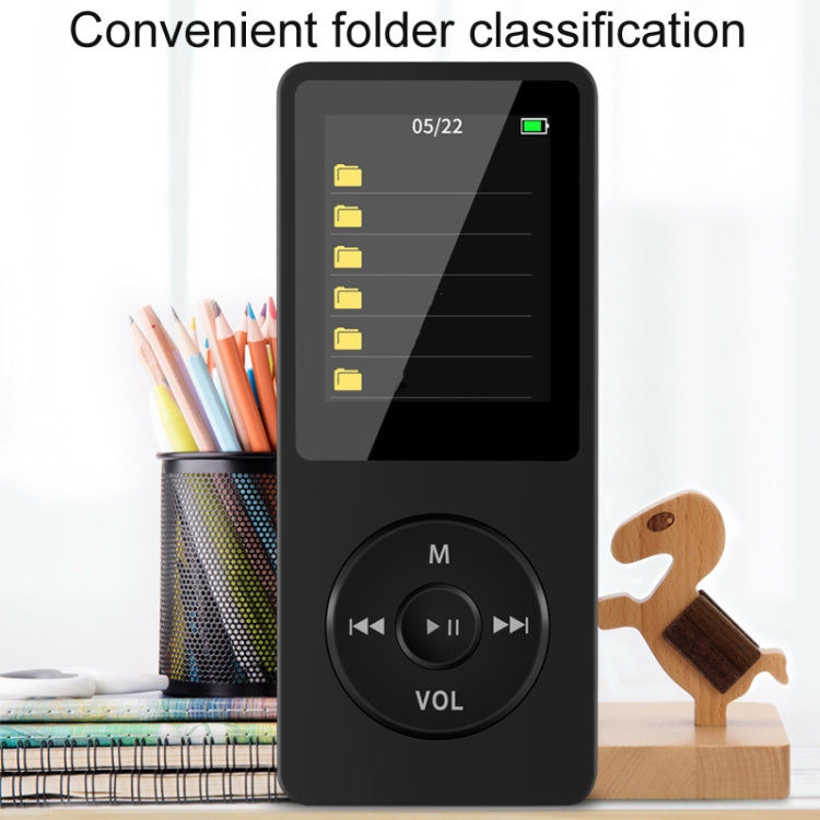 เครื่องเล่นเพลง MP3/MP4 บลูทูธสำหรับนักเรียน พร้อมฟังก์ชันอ่านหนังสืออิเล็กทรอนิกส์, ไม่มีการ์ดความจำ, พร้อมการ์ดความจำ 8GB, 16GB, 32GB, 64GB