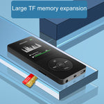 เครื่องเล่นเพลง MP3/MP4 บลูทูธสำหรับนักเรียน พร้อมฟังก์ชันอ่านหนังสืออิเล็กทรอนิกส์, ไม่มีการ์ดความจำ, พร้อมการ์ดความจำ 8GB, 16GB, 32GB, 64GB