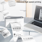 เครื่องพิมพ์ฉลากที่อยู่ Phomemo PM241-BT บลูทูธ เครื่องพิมพ์ฉลากความร้อนสำหรับจัดส่ง, US, EU