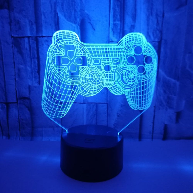 จอยเกม 3D พร้อมไฟ LED สีสันสามมิติ ฐานสัมผัสสีดำ, ฐานสัมผัสลายแตก, ฐานสัมผัสสีดำ+รีโมท, ฐานสัมผัสลายแตก+รีโมท