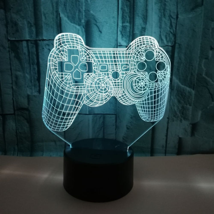 จอยเกม 3D พร้อมไฟ LED สีสันสามมิติ ฐานสัมผัสสีดำ, ฐานสัมผัสลายแตก, ฐานสัมผัสสีดำ+รีโมท, ฐานสัมผัสลายแตก+รีโมท