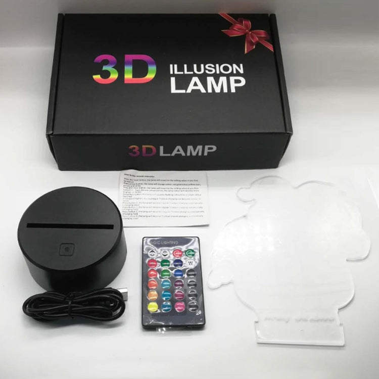 จอยเกม 3D พร้อมไฟ LED สีสันสามมิติ ฐานสัมผัสสีดำ, ฐานสัมผัสลายแตก, ฐานสัมผัสสีดำ+รีโมท, ฐานสัมผัสลายแตก+รีโมท