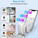 เครื่องพิมพ์ฉลากความร้อนแบบพกพา Phomemo M200 สำหรับรหัส QR บลูทูธ รุ่น M200
