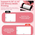 เครื่องพิมพ์ฉลากแถบความร้อนบลูทูธ Phomemo M220 สำหรับแท็กเครื่องประดับและเสื้อผ้า รุ่น M220
