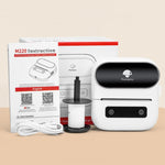 เครื่องพิมพ์ฉลากแถบความร้อนบลูทูธ Phomemo M220 สำหรับแท็กเครื่องประดับและเสื้อผ้า รุ่น M220