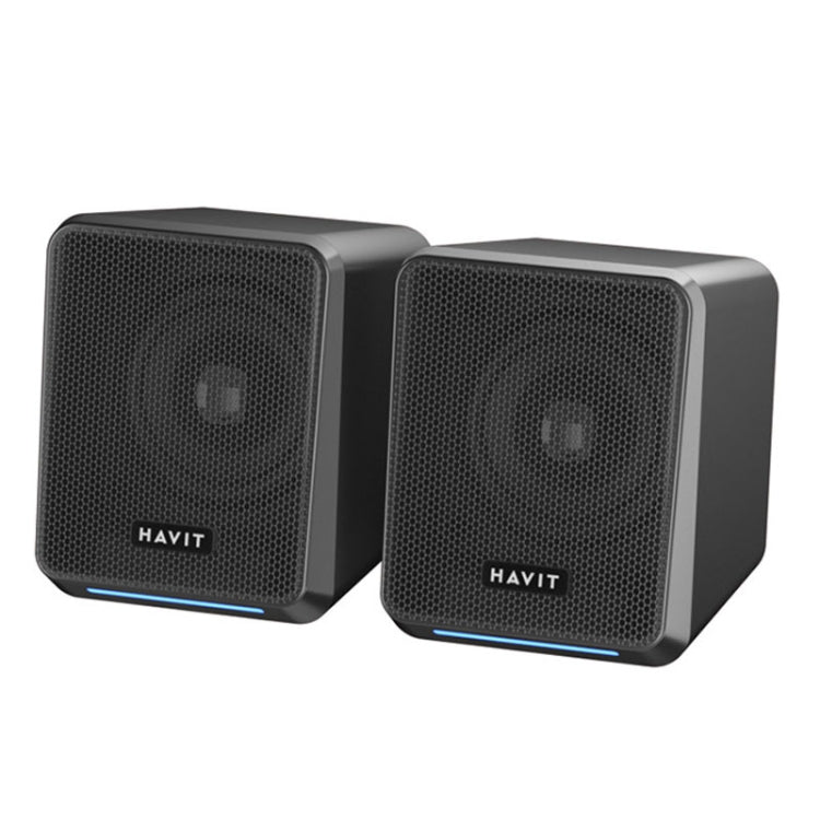 ลำโพงเสียงรอบทิศทาง Havit A20 Plus พร้อมไฟบรรยากาศสีสัน มีสาย สีดำ รุ่น Bluetooth
