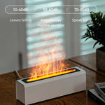 เครื่องกระจายกลิ่นหอมเปลวไฟ DQ711 เครื่องเพิ่มความชื้น USB เงียบ รุ่น DQ711 สีดำ รุ่น DQ711 สีขาว