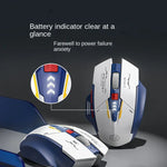 Inphic F9 Mecha เมาส์ไร้สายชาร์จได้ สำหรับออฟฟิศและเกม รุ่น F9 Mecha