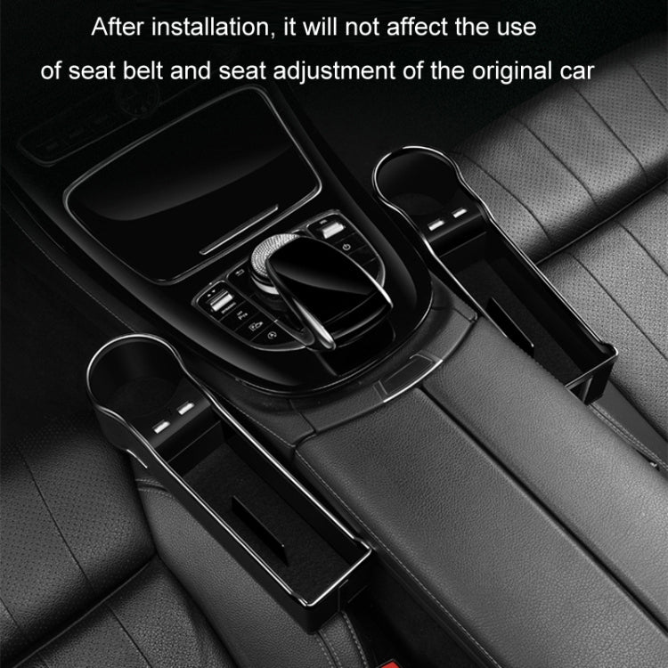 Car Seat Gap Storage Box Multifunctional Mobile Phone USB Charger, Standard Black, Standard Red, Standard Beige, Standard Brown, QC3.0 Black, QC3.0 Red, QC3.0 Beige, QC3.0 Brown