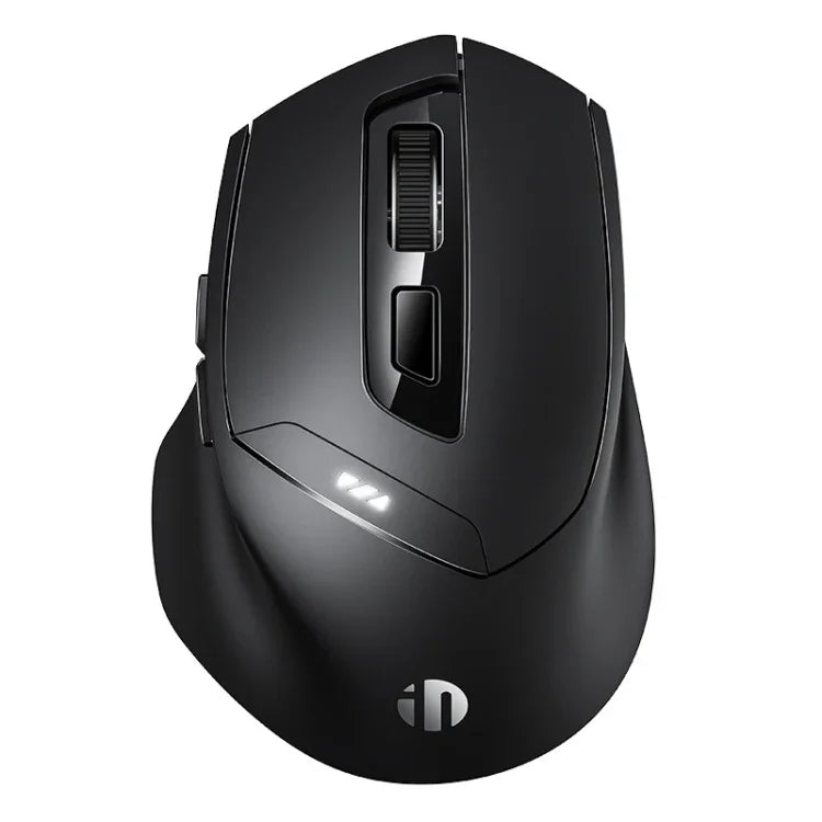 Inphic DR01 เมาส์ไร้สายบลูทูธ 3 โหมด ชาร์จได้ เงียบ เหมาะสำหรับออฟฟิศ เกม โน้ตบุ๊ก และใช้งานที่บ้าน รุ่น DR01 (สีดำ)
