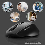 Inphic DR01 เมาส์ไร้สายบลูทูธ 3 โหมด ชาร์จได้ เงียบ เหมาะสำหรับออฟฟิศ เกม โน้ตบุ๊ก และใช้งานที่บ้าน รุ่น DR01 (สีดำ)