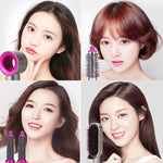 หวีลมร้อน 5-in-1 เครื่องม้วนผมอัตโนมัติ เครื่องหนีบและม้วนผม เครื่องเป่าผม ปลั๊ก EU ปลั๊ก UK ปลั๊ก US