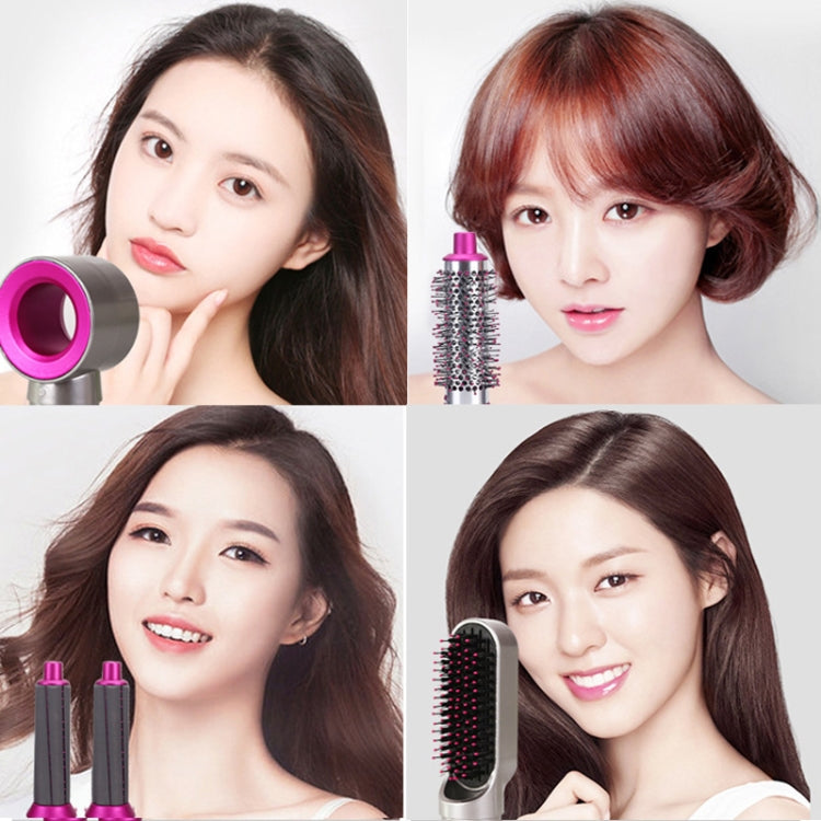 หวีลมร้อน 5-in-1 เครื่องม้วนผมอัตโนมัติ เครื่องหนีบและม้วนผม เครื่องเป่าผม ปลั๊ก EU ปลั๊ก UK ปลั๊ก US