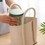 ถ้วยใส่ผลไม้และผักพร้อมฝาปิดและส้อม ขนาด 600 มล. กล่องสลัดปิดสนิท ป้องกันการรั่วไหล