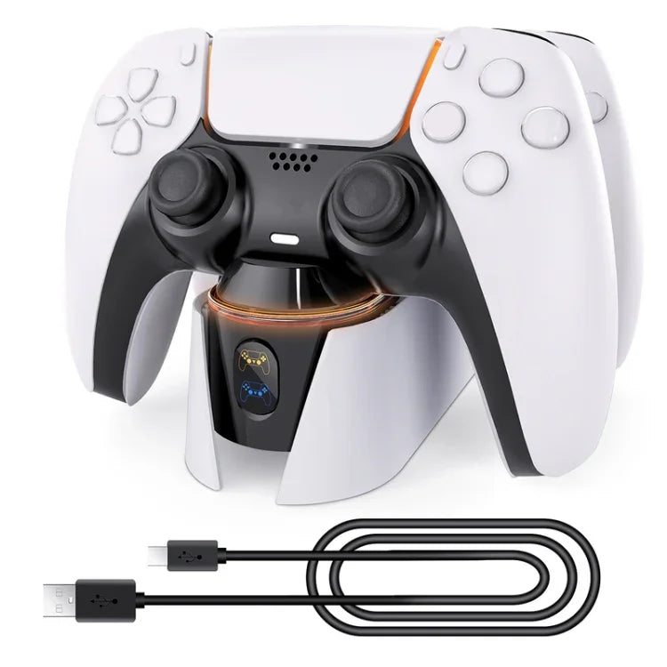 แท่นชาร์จคู่สำหรับจอยเกม PS5 แบบสัมผัส