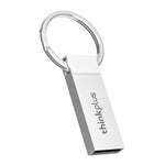 Lenovo ThinkPlus TU201 รุ่นแขวน แฟลชไดรฟ์ USB2.0 ขนาดเล็กแบบพกพา ตัวเครื่องโลหะ, 8GB, 16GB, 32GB, 64GB