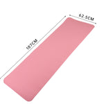 เสื่อโยคะ NBR ขนาด 187 x 62.5 x 0.8 ซม. หนากว้างกันลื่น สำหรับเต้นและฟิตเนส