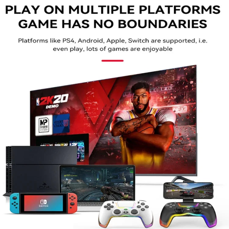 จอยจับไร้สาย Bluetooth สีสันสดใสสำหรับ PS4