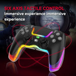 จอยจับไร้สาย Bluetooth สีสันสดใสสำหรับ PS4
