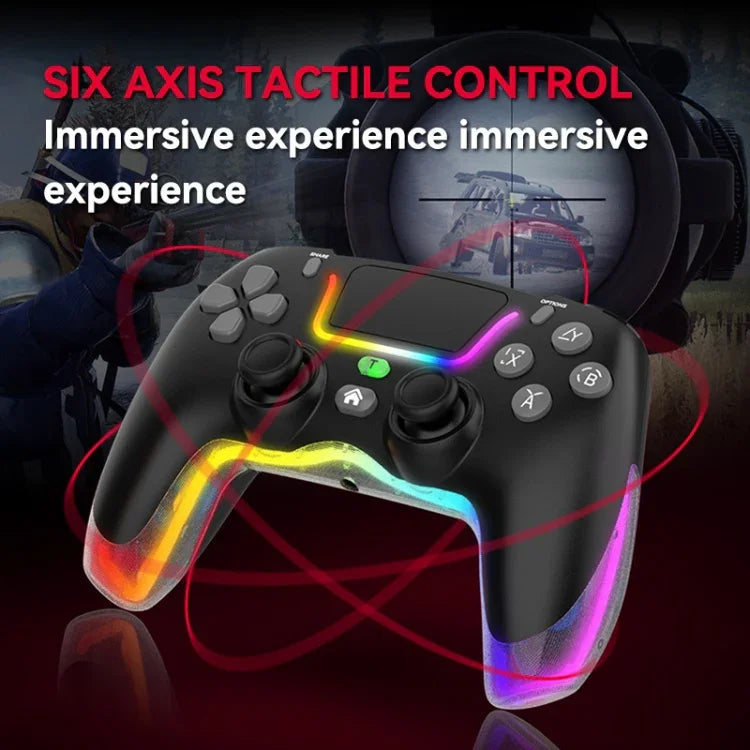 จอยจับไร้สาย Bluetooth สีสันสดใสสำหรับ PS4