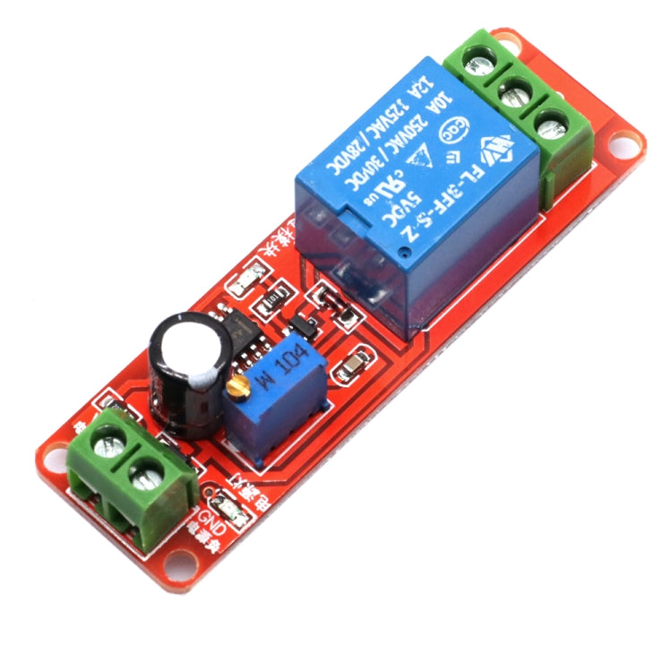 บอร์ดรีเลย์เวลา NE555 สำหรับควบคุมรีเลย์รถยนต์ 5V, 12V