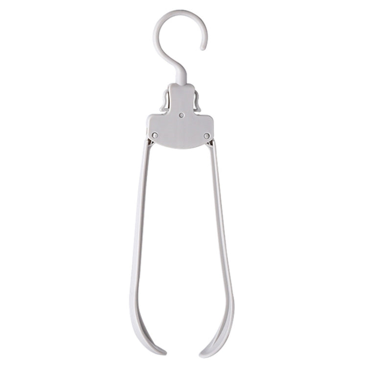 Plastic Travel Folding Hanger Portable Clothes Wide Shoulder Traceless Drying Rack