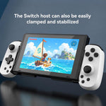 จอยเกมบลูทูธ D6 แบบหดได้ พร้อมระบบเซ็นเซอร์หกแกนสำหรับ Android/iPhone/Switch, D6 สีดำ, D6 สีขาวดำ, D6 สีขาวแดง