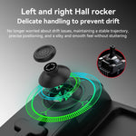 จอยเกมบลูทูธ D6 แบบหดได้ พร้อมระบบเซ็นเซอร์หกแกนสำหรับ Android/iPhone/Switch, D6 สีดำ, D6 สีขาวดำ, D6 สีขาวแดง