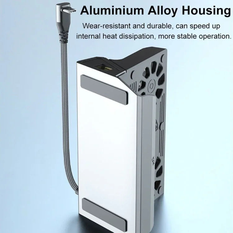 สำหรับ ASUS ROG Ally ขาตั้งชาร์จเกมคอนโซล 100W PD สถานีเชื่อมต่อ USB 3.0 อเนกประสงค์ 5-in-1, 6-in-1, 9-in-1, 10-in-1
