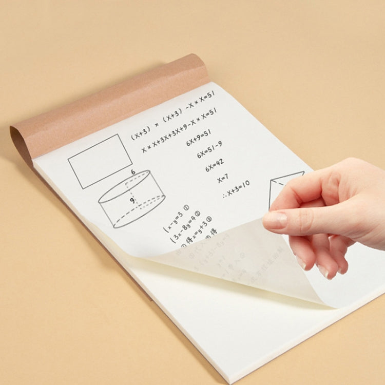 Blank Kraft Sketchbook Doodle Notebook, Small 64K, Medium 32K, Large 18K