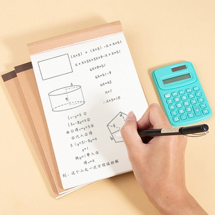 Blank Kraft Sketchbook Doodle Notebook, Small 64K, Medium 32K, Large 18K