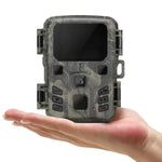 กล้องล่าสัตว์ติดตามเส้นทาง 20MP 1080P พร้อมการมองเห็นกลางคืน สำหรับถ่ายภาพสัตว์ป่า, MiNi301