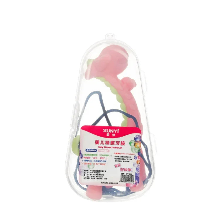 ของเล่นกัดซิลิโคนรูปยีราฟ XUNYI สำหรับเด็กทารก กล่องเหลืองแบบหยด, กล่องชมพูแบบหยด, กล่องเขียวแบบหยด, กล่องเหลืองสี่เหลี่ยม, กล่องชมพูสี่เหลี่ยม, กล่องเขียวสี่เหลี่ยม