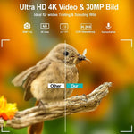 กล้องล่าสัตว์ 36MP 4K 4G พร้อมแอปควบคุมระยะไกลผ่านมือถือ ดูภาพถ่าย/วิดีโอได้ทุกเวลา, HC-900Pro