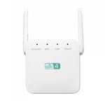 เครื่องขยายสัญญาณ Wi-Fi 2.4G 300M ระยะไกล รีพีตเตอร์สัญญาณไร้สาย, ปลั๊ก US สีขาว, ปลั๊ก EU สีขาว, ปลั๊ก UK สีขาว, ปลั๊ก US สีดำ, ปลั๊ก EU สีดำ, ปลั๊ก UK สีดำ