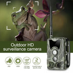 HC-801Pro กล้องล่าสัตว์กลางแจ้ง 4K 4G พร้อมแอปควบคุมระยะไกลผ่านมือถือ ดูภาพถ่ายและวิดีโอได้ทุกเวลา ปลั๊กยุโรป, ปลั๊กสหรัฐ, ปลั๊กออสเตรเลีย