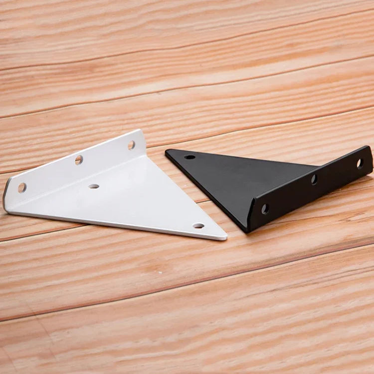 Load Bearing Invisible Triangle Bracket Wall Shelf Bracket With Screws, 140x130mm Black, 170x130mm Black, 230x170mm Black, 280x170mm Black, 140x130mm White, 170x130mm White, 230x170mm White, 280x170mm White