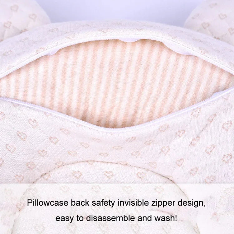 0-1 Year Old Baby Pillow Anti-Head Deflection Shaped Children Pillow, Love Silk Floss Filling, Bear Silk Floss Filling, Pentagon Silk Floss Filling, Love Latex Filling, Bear Latex Filling, Pentagon Latex Filling