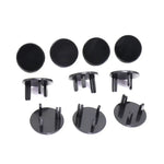 ฝาครอบปลั๊กไฟเด็กแบบ 3 รู UK สีดำกลม, สีใสกลม, สีขาวรูปลูกแพร์