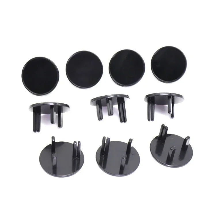 ฝาครอบปลั๊กไฟเด็กแบบ 3 รู UK สีดำกลม, สีใสกลม, สีขาวรูปลูกแพร์