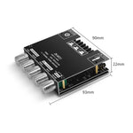 โมดูลแอมพลิฟายเออร์ดิจิตอล Bluetooth 2.1 ช่อง กำลังขับ 50W x 2 + 100W รุ่น ZK-MT21