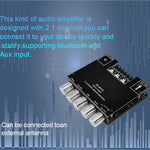 โมดูลแอมพลิฟายเออร์ดิจิตอล Bluetooth 2.1 ช่อง กำลังขับ 50W x 2 + 100W รุ่น ZK-MT21