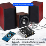 โมดูลแอมพลิฟายเออร์ดิจิตอล Bluetooth 2.1 ช่อง กำลังขับ 50W x 2 + 100W รุ่น ZK-MT21