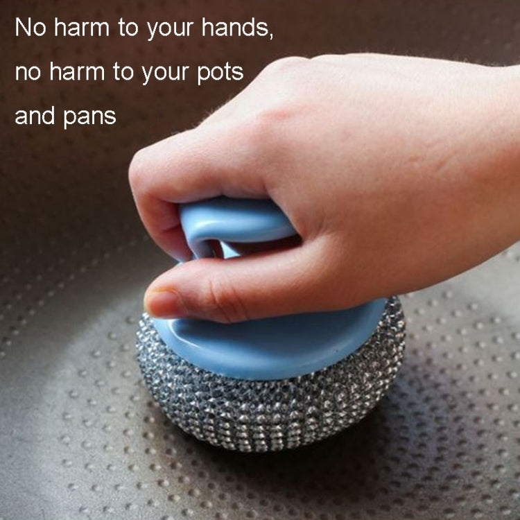 ลูกลวดทำความสะอาดถอดได้ แปรงหม้อและจานในครัว