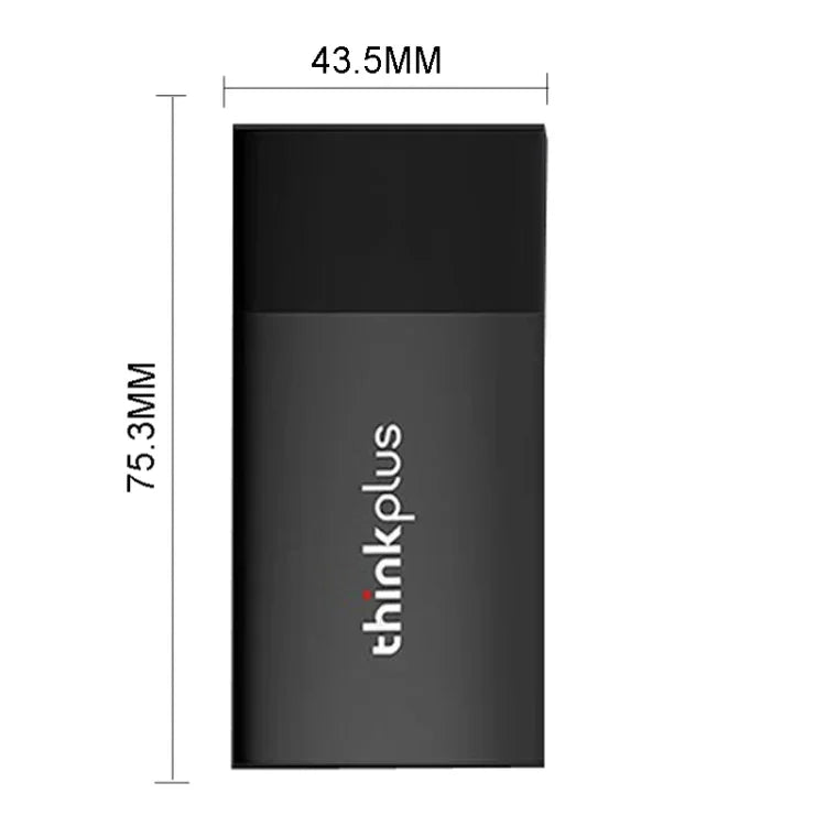 Lenovo Thinkplus US202 ฮาร์ดไดรฟ์โซลิดสเตตแบบพกพา USB3.1 ขนาดกะทัดรัด, 512G, 1T, 2T