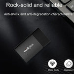 Lenovo Thinkplus US202 ฮาร์ดไดรฟ์โซลิดสเตตแบบพกพา USB3.1 ขนาดกะทัดรัด, 512G, 1T, 2T